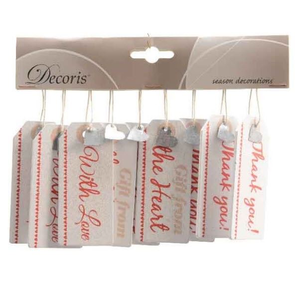 CONFEZIONE 9 TARGHETTE LEGNO ASS.CM.4X9