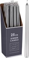 CANDELA STELO 25CM ARGENTO