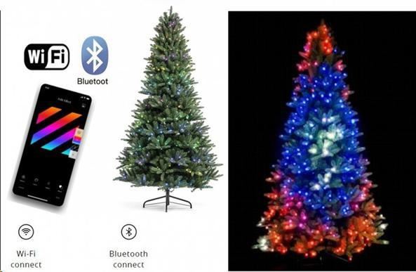 TWINKLY PRELITE TREE 390 LED (POLY)-en