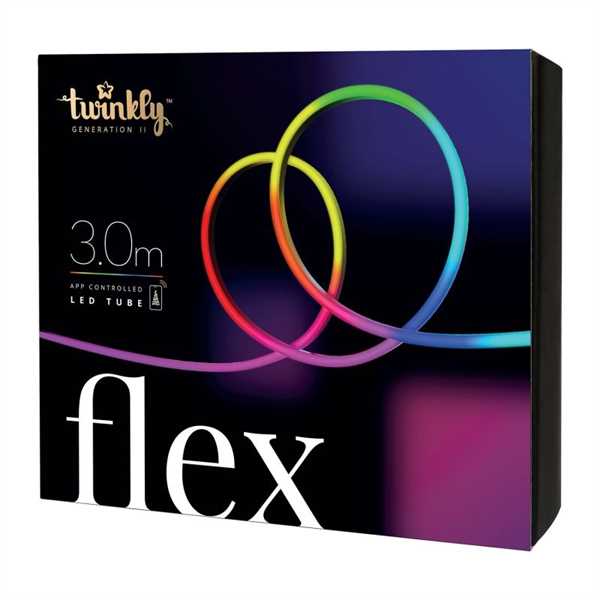 RGB LIGHT FLEX 4 MT LONG.  BT+WIFI  GEN II IP20 PLUG F-en