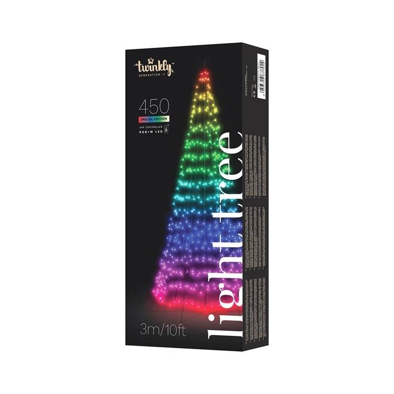 ALBERO TWINKLY H 3MT 450LED MULTICOLOR+L.CALDA APP CONTROL