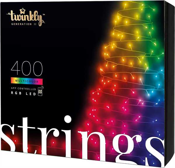 LUCI TWINKLY 400LED MULTICOLOR 2.5MT APP CONTROL