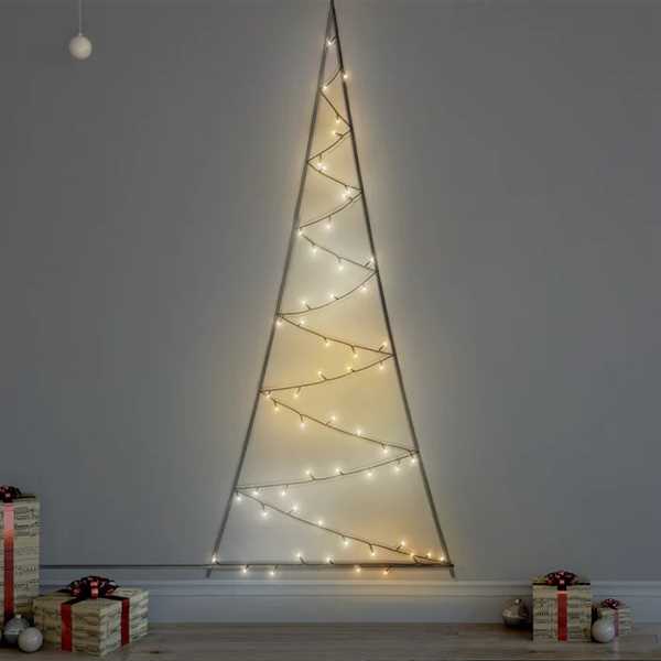 TWINKLY LIGHT TREE 50 LED RGBW BLACK WIRE PLUG F-en