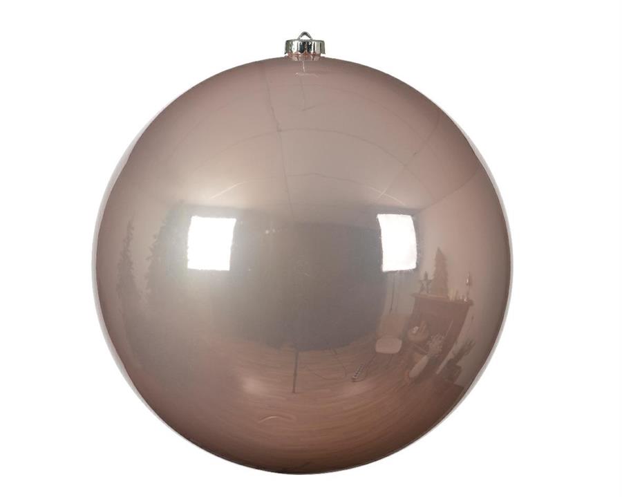PALLINA NATALE PLASTICA DIA14CM BLUSH PINK