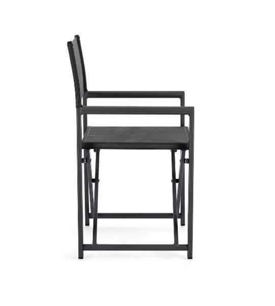 SEDIA REGISTA TAYLOR ANTRACITE CM. 48X56XH86 OUTDOOR