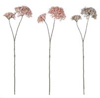 CROWN FLOWER PINK LILAC DUSKY PINK 3 ASS. - L70CM