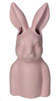 VASE BUNNY FINE EARTHENWARE PINK 9X9X21.5CM