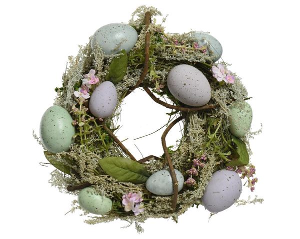 WREATH FOAM DIA23.00-H7.50CM GREEN-en