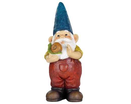 GNOMO IN RESINA DA GIARDINO CM. 11.5X8X29H 4 MODELLI ASS.