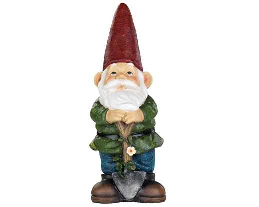 GNOMO IN RESINA DA GIARDINO CM. 11.5X8X29H 4 MODELLI ASS.