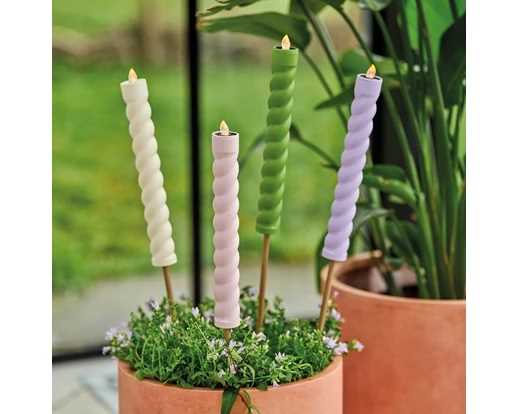 LUCE DA GIARDINO ENERGIA SOLARE CM.H90 4COL.ASS. EFF.FIAMMA