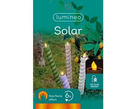 LUCE DA GIARDINO ENERGIA SOLARE CM.H90 4COL.ASS. EFF.FIAMMA