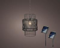 SOLAR HANGING LIGHT L28.00-W28.00-H39.00CM-1L BLACK