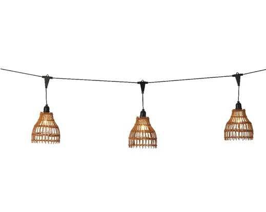 CORDONIERA NATURAL PARTY 5 LED FISSO OUTDOOR CM.200 L.CALDA