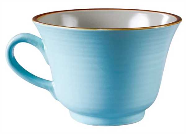 TAZZA COLAZIONE MEDITERRANEO 6 COLORI ASSORTITI CM.Ø13