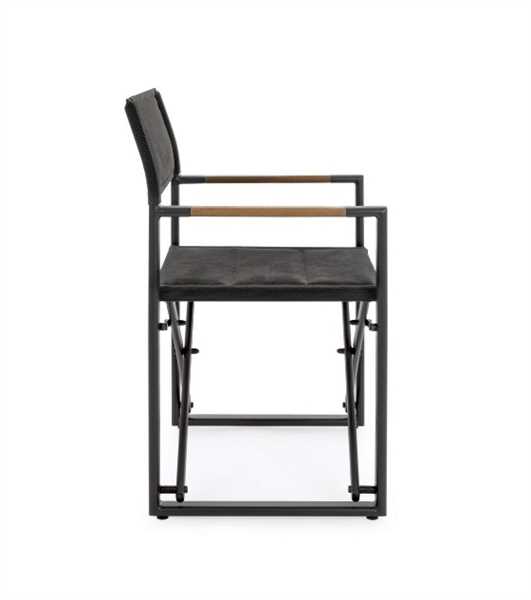 SEDIA REGISTA LAGUN ANTRACITE YK13 CM.51X54XH86 OUTDOOR