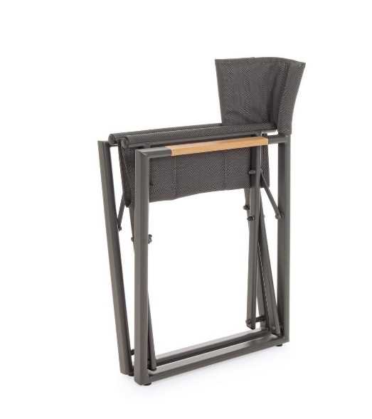 SEDIA REGISTA LAGUN ANTRACITE YK13 CM.51X54XH86 OUTDOOR