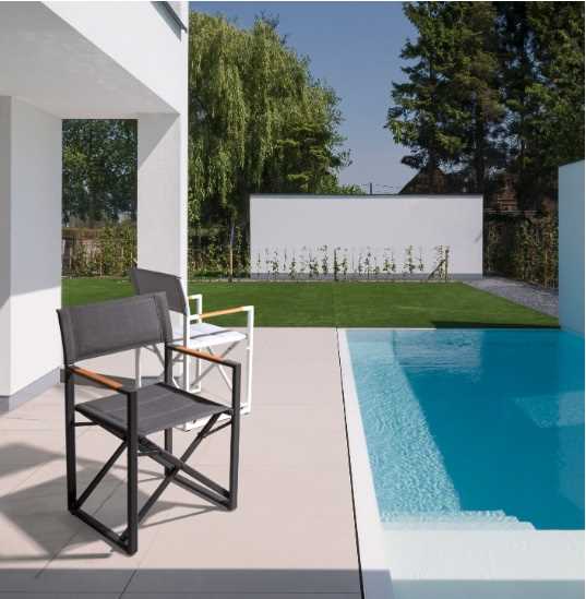 SEDIA REGISTA LAGUN ANTRACITE YK13 CM.51X54XH86 OUTDOOR