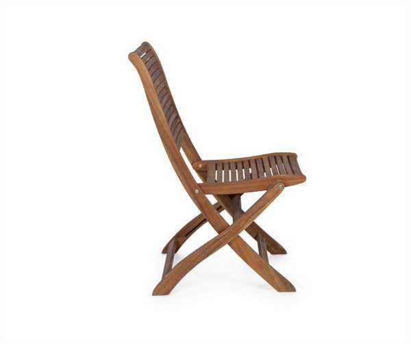 SEDIA PIEGHEVOLE DA ESTERNO IN ACACIA NOEMI CM.50,5X64XH93