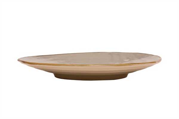 PIATTO PIANO MEDITERRANEO IN GRES FANGO CM.Ø28