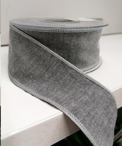 NASTRO SHABBY CHIC MM40X15MT GRIGIO