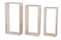 CORNICE IN LEGNO NATURAL 19X39X79 CM