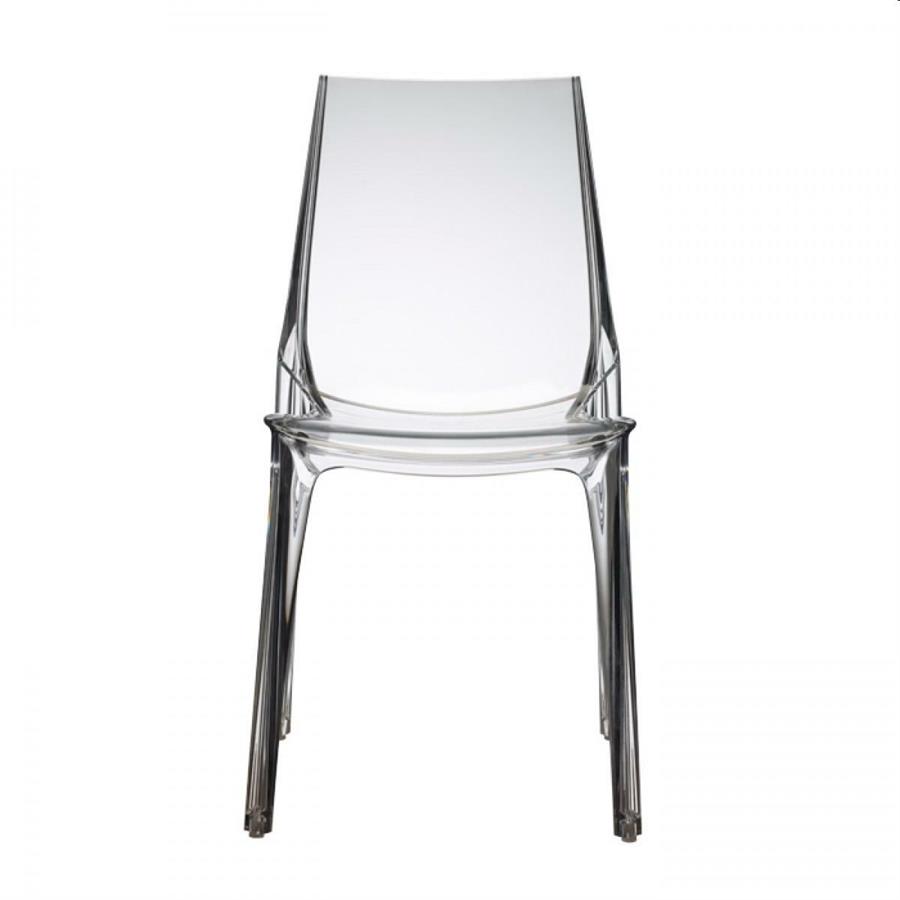 SEDIA VANITY POLICARB. TRASPARENTE  IGNIFUGA