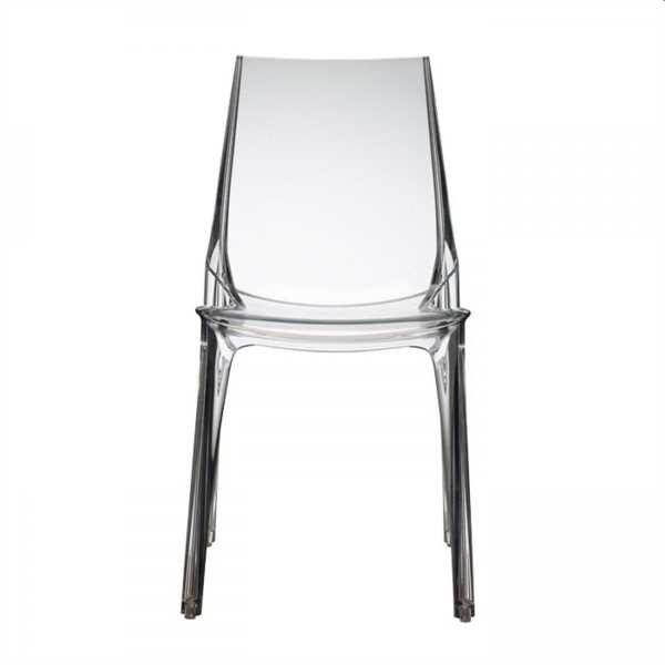 SEDIA VANITY POLICARB. TRASPARENTE  IGNIFUGA