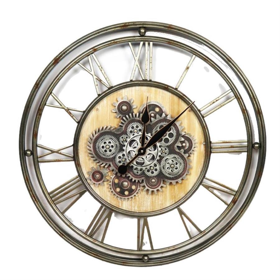OROLOGIO METALLO MARRONE Ø77X7.5CM