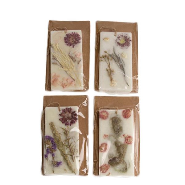 CERA PROFUMATA DA APPENDERE CON FIORI ESSICC9.5CM 17.5CM A/4