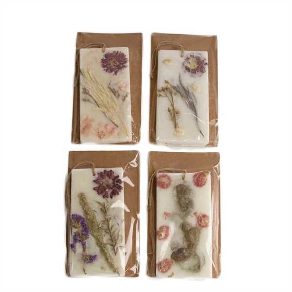 CERA PROFUMATA DA APPENDERE CON FIORI ESSICC9.5CM 17.5CM A/4