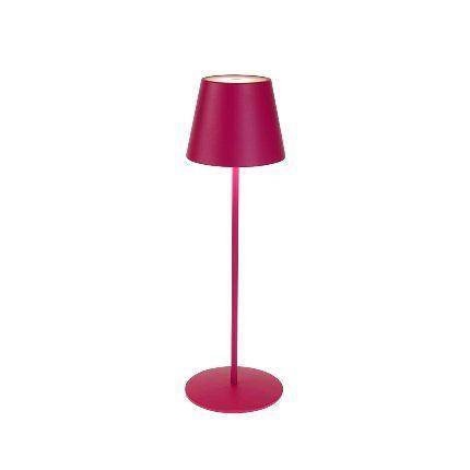 LED TABLE LAMP LYS MAGENTA LED/METAL 12X38 CM