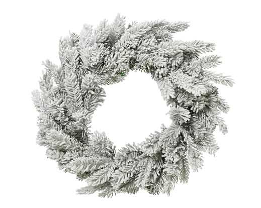 CORONA GRANDIS VERDE INNEVATA CM Ø50 RAMI 125