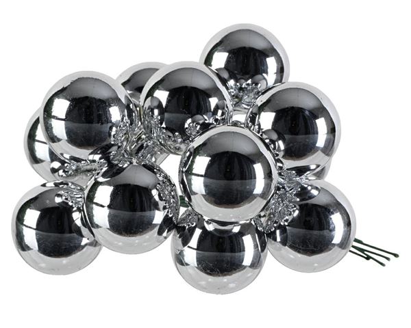 MZ.12 BAUBLES GLASS DIA2.50CM SILVER-en