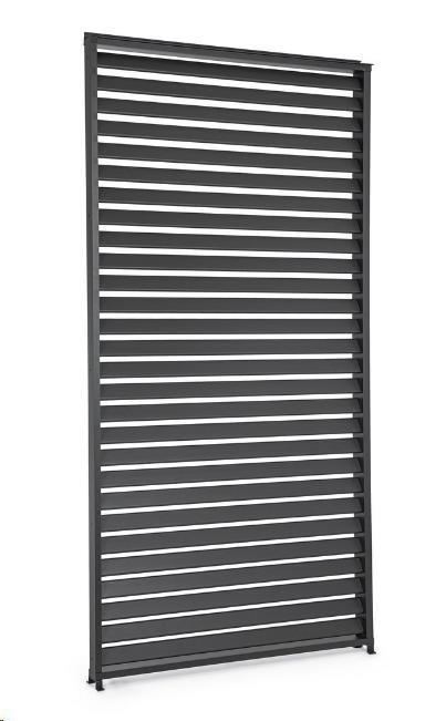 FRANGISOLE LAT PERGOLA OCEAN ANTRACITE 123.5X6X238H CM
