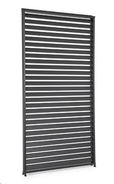 FRANGISOLE LAT PERGOLA OCEAN ANTRACITE 123.5X6X238H CM