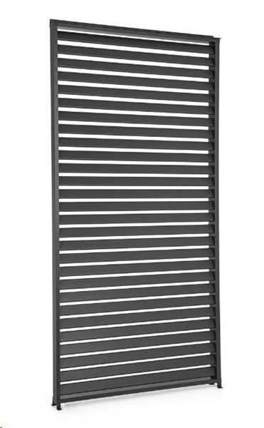 FRANGISOLE LAT PERGOLA OCEAN ANTRACITE 123.5X6X238H CM