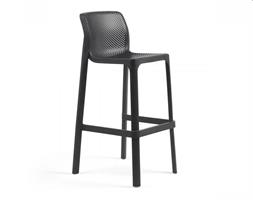 SGABELLO IN POLIPROPILENE NET ANTRACITE CM.49X52X76/102H