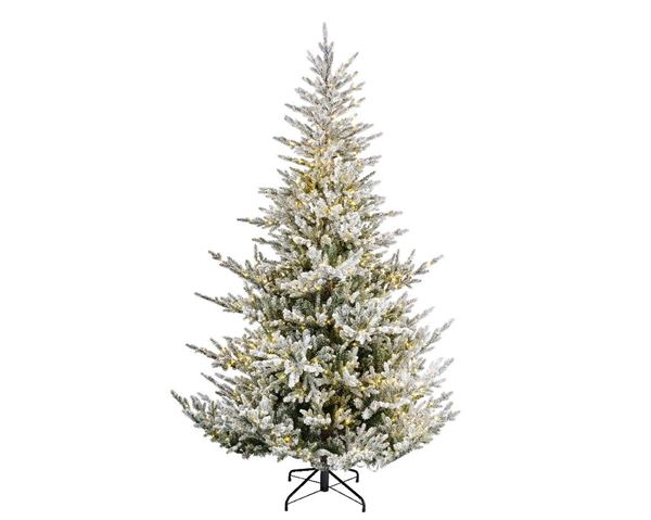 NORWAY SPRUCE SNOWY PRELIT DIA147-H210CM-900L GREEN/WHITE/WA