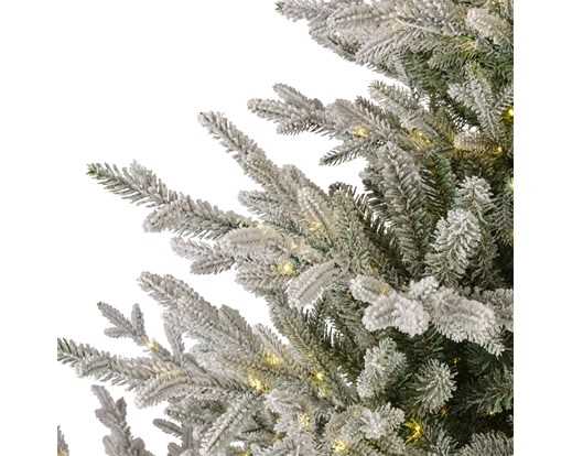 NORWAY SPRUCE SNOWY PRELIT DIA147-H210CM-900L GREEN/WHITE/WA