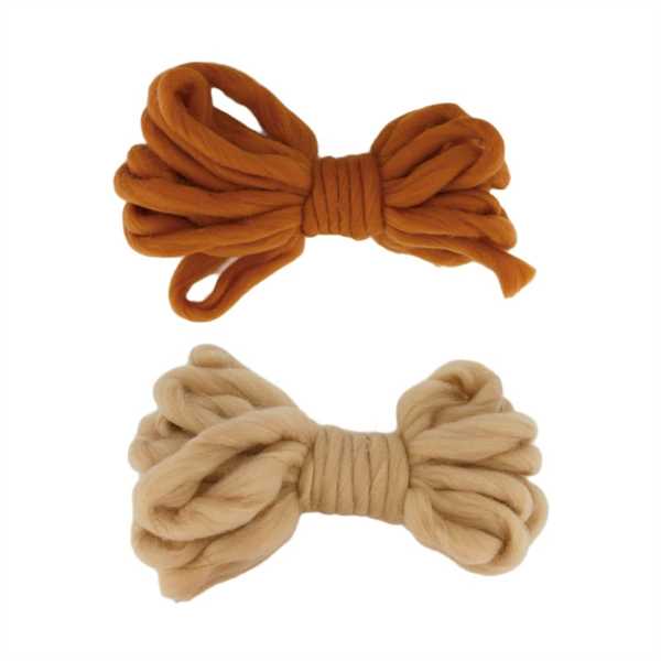 ROPE 3CMX300CM FABRIC BUNDLE 26X6X6CM CON 2 ORANGE MIX