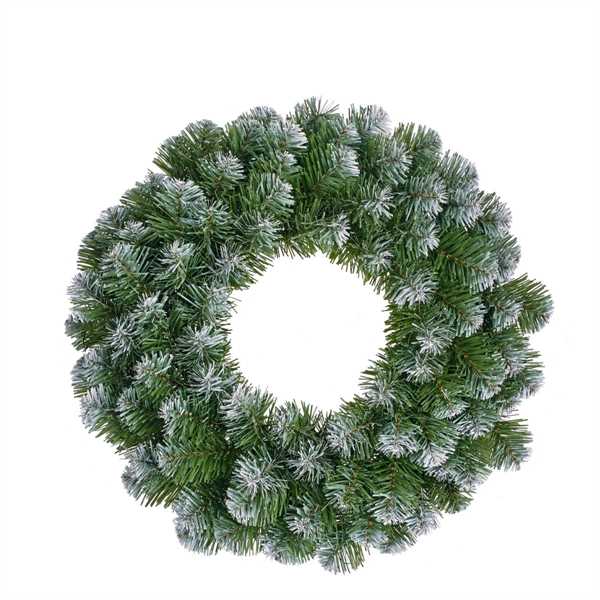 CORONA NORTON FROSTED VERDE CM Ø45 - 90 RAMI
