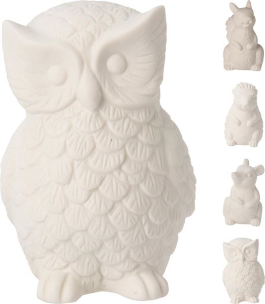 ANIMALE PORCELLANA 8CM 4ASS