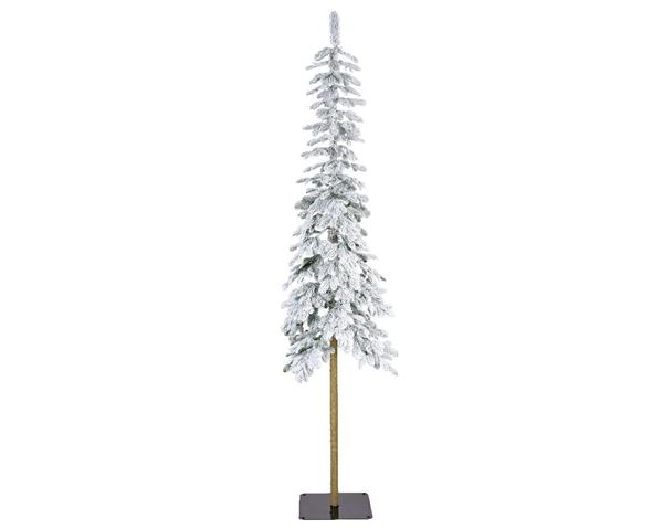 ALBERO ALPINE FIR INNEVATO BASE PIATTA CM Ø60 H240 RAMI 1010