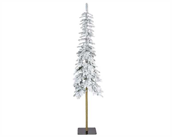 ALBERO NATALE ALPINE FIR INNEVATO BASE PIATTA CM Ø60 H240