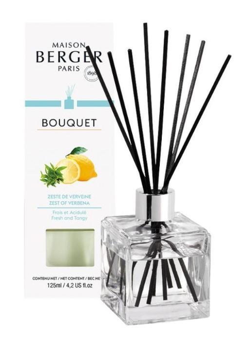 BOUQUET CUBE CON BASTONCINI ZESTE VERVEINE 125ML