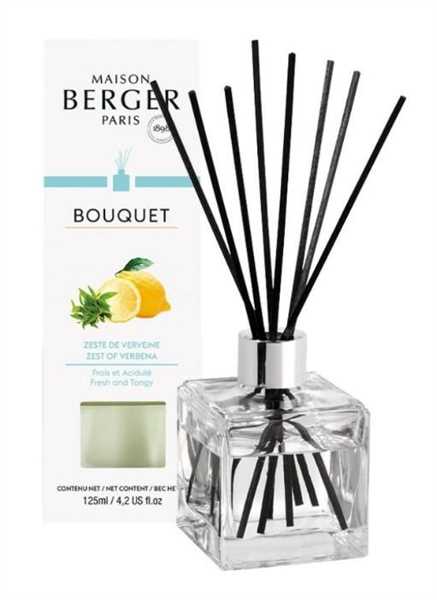 BOUQUET CUBE CON BASTONCINI ZESTE VERVEINE 125ML