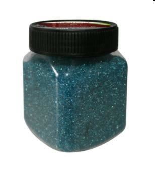 MATERIALE DECORATIVO PIETRE VETRO BLU FINE 440GR.