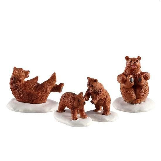 BEAR FAMILY SNOW DAY SET OF 4