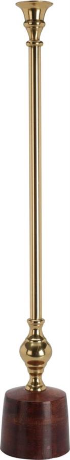 CANDELIERE LEGNO/METALLO 56CM